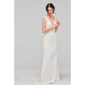 Willowby Lief Lined Wedding Gown Size 12 Ivory